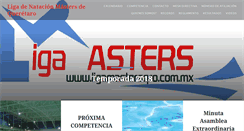 Desktop Screenshot of ligamastersqro.com.mx